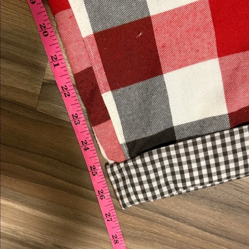 Abercrombie & Fitch Women’s XL Flannel Pajama Pants Red Plaid Drawstring Vintage